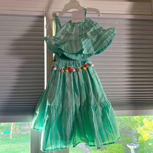 5T girls sundress with hat